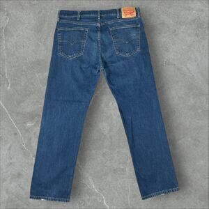 Levi's 505 Straight Leg Size 38x30 Medium Wash Y2K Blue Denim Jeans